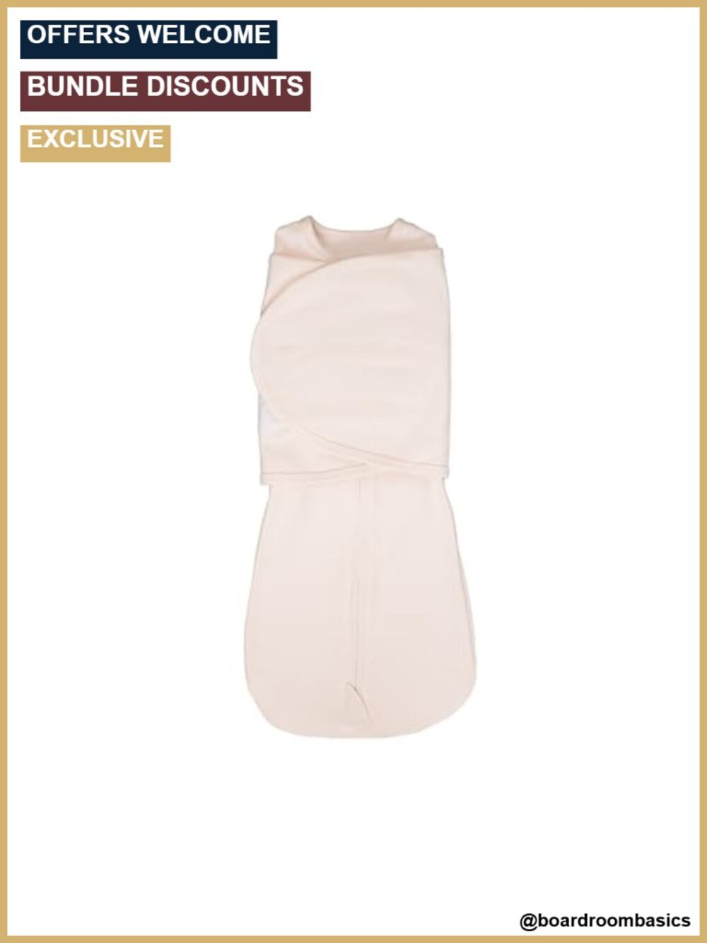Double Dream Swaddle Dual Wing 100% Cotton Velcro